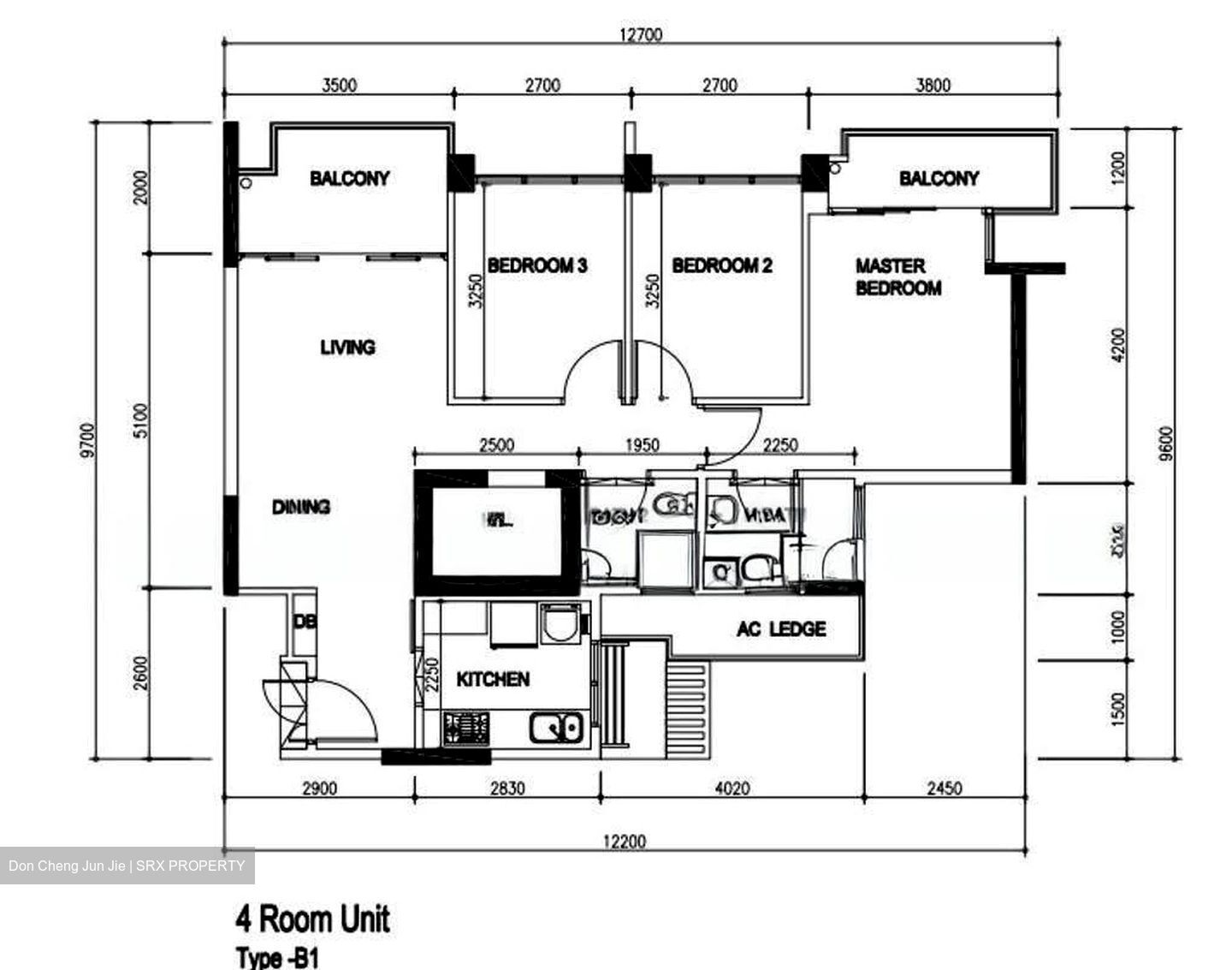 Blk 138B Lake Vista @ Yuan Ching (Jurong West), HDB 4 Rooms #607270181